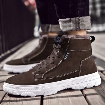 

New Men Matin Boots Winter Snow Boots Waterproof Bottes Pour Hommes Men Fashion Outdoor Shoes Outdoor Footwear Male Work Boots