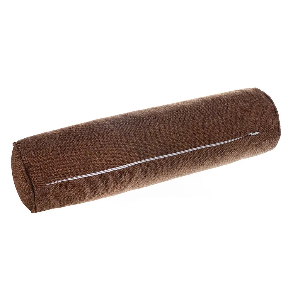40x10cm Removable Pillow Summer Linen PP Cotton Body Neck Pillow Bed Roll Cushion Head Leg Back Support Travel Column Pillows