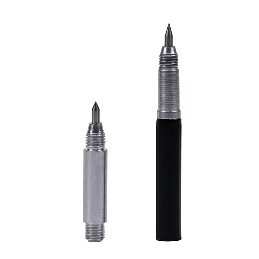 1PC Alloy Tungsten Steel Tip Double End Sharp Scriber Pen Ceramics Glass Shell Metal Construction Marking Tools