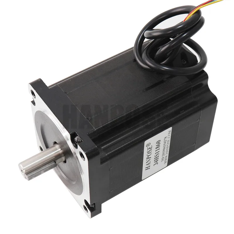 Free shipping 86BYGH11860 stepper motor 8.0N.m 6A D14mm Nema34 stepping motor for CNC engraving machine high torque