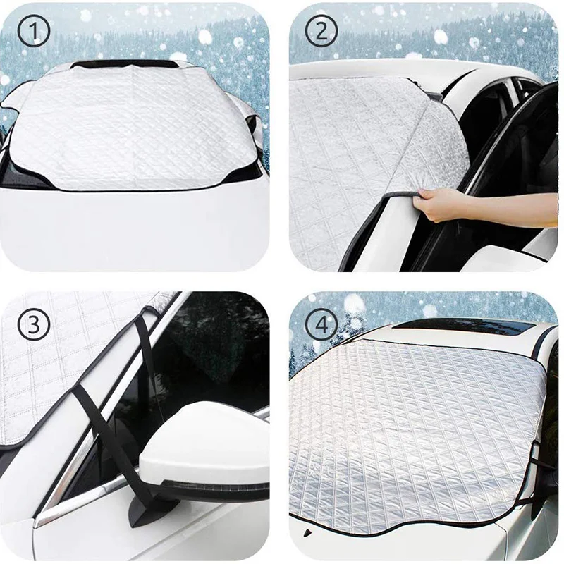 New Car Windshield Snow Cover Waterproof Protection Thicken for Auto Outdoor Winter XD88