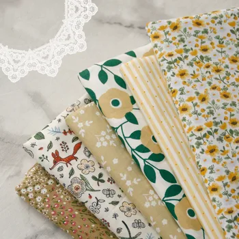 

KDF5 Sunflower/Forest Summer Cotton Fabric,Girl Dress,Cotton Patchwork DIY Sewing For Baby&Child Bedding Curtain Room Decoration