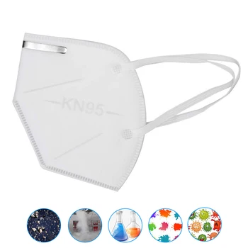 

Protective N95 Masks Disposable Kn95 Mouth Masks Filtration Non Woven Fabric For Dust Particles Pollution