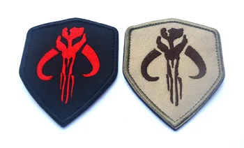 

Star Wars Boba Fett Mandalorian Patches morale patches embroidered Military tactical Patches For Jackets