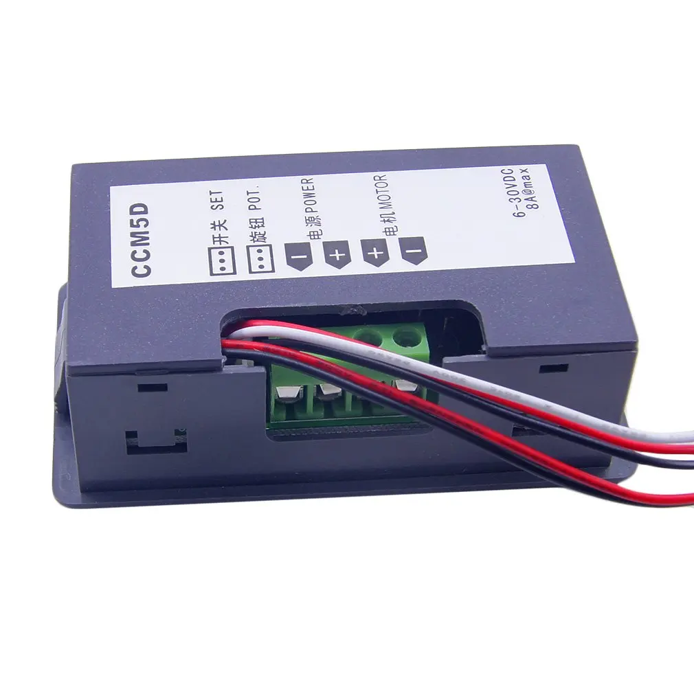 CCM5D DC6-30V 12V 24V Макс 8A мотор контроллер скорости ШИМ с цифровым Дисплей переключатель 16 кГц светильник вес