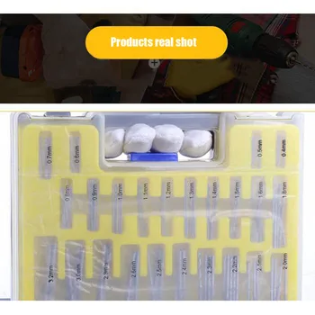 

Mini Micro Power Spiral Drill Bit Kit High Speed Steel Auger 0.4-3.2mm New Blow Molding Box 150pcs/Kit