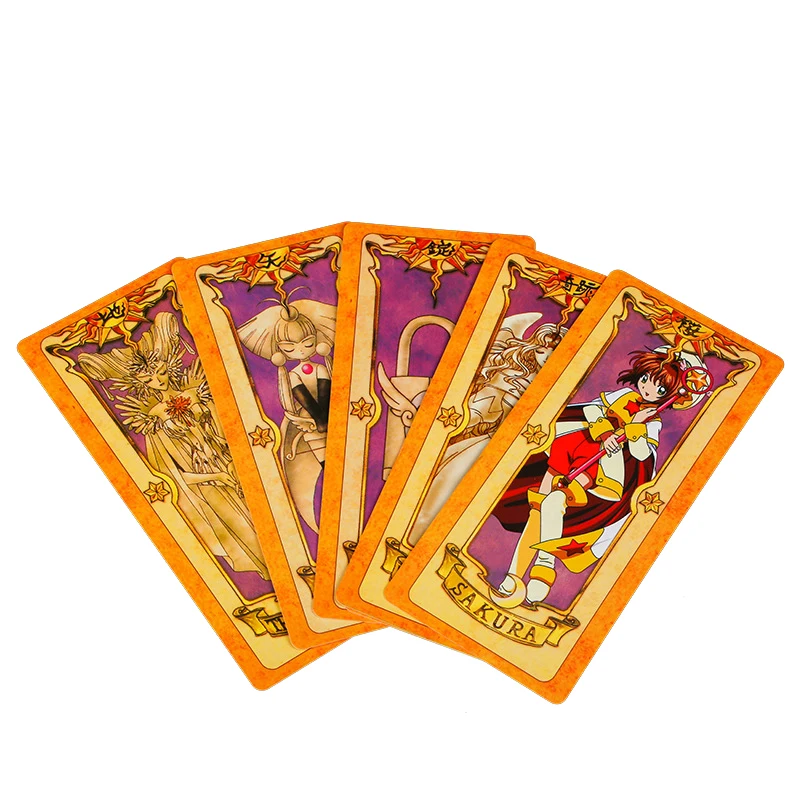 1 комплект Cardcaptor Sakura Clow Card SAKURA CARD Косплей Deluxe Edition Аниме Реквизит Подарочная игрушка Taort