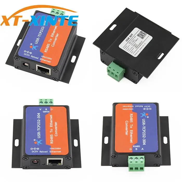 10Pcs USR-TCP232-304 Serial RS485 to TCP/IP Ethernet Server Converter Module with Built-in Webpage DHCP/DNS Supported Adapter | Компьютеры