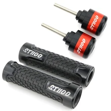 Для Honda ST1100 Все Год руль Грипсы Бар Конец Крышки Заглушки для 7/8 'Руль Ручка