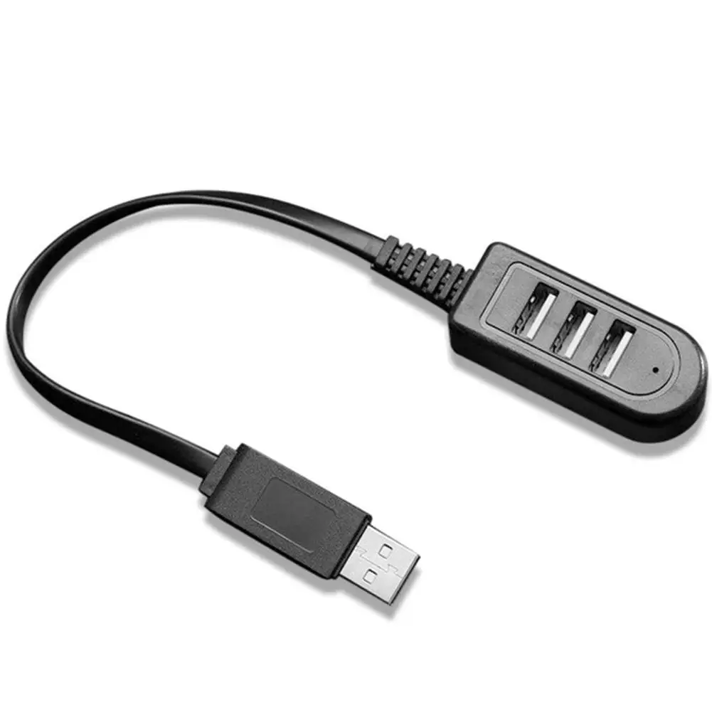 Mini concentrador de red USB 120, adaptador divisor de 3 puertos para PC, portátil, Notebook, receptor, periféricos de ordenador, accesorios, 2,0/30Cm