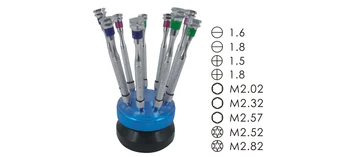 

SS013 9PCS Screwdrivers set for glasses frame optical shop use