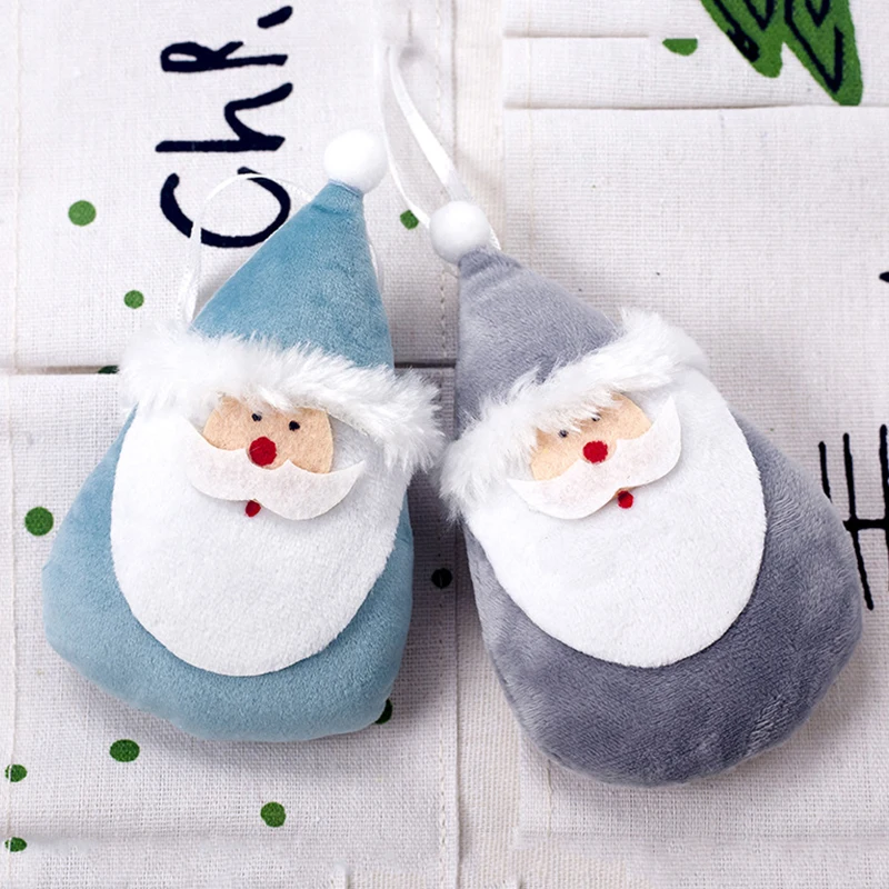 

New Christmas Decorations Flannel Santa Claus Dolls Christmas Snowman Dolls