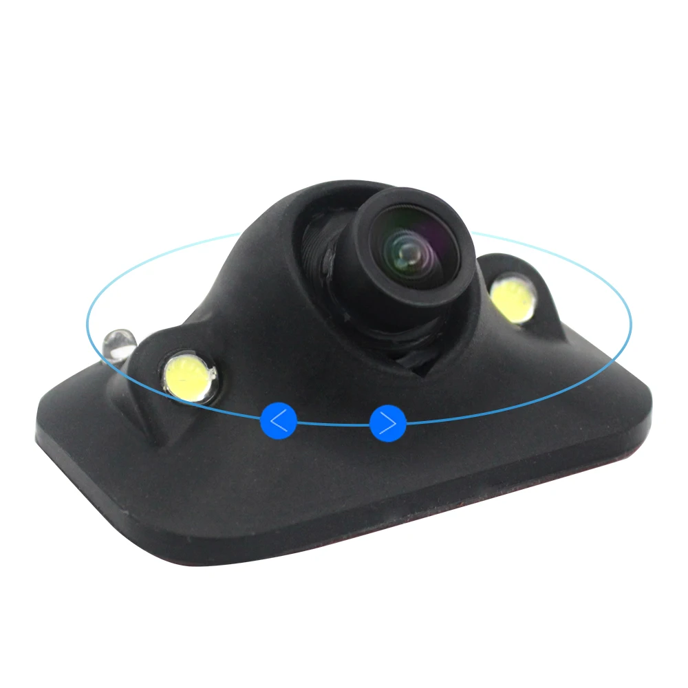 

12V Car Night Vision Waterproof IP67 Hidden Auto Side View Mirror Security Camera With Guide Line