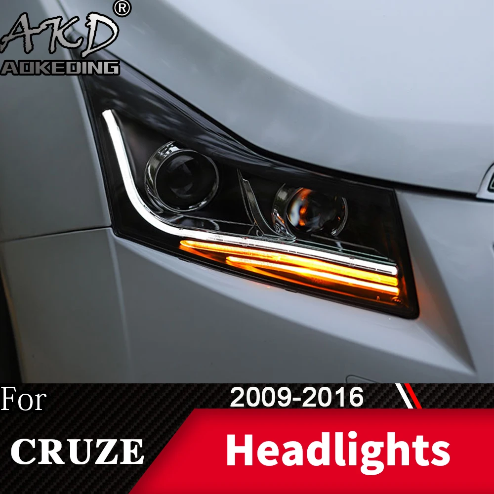 Налобный фонарь для Chevrolet Cruze 2009 2016 головной светильник s туман дневные ходовые DRL