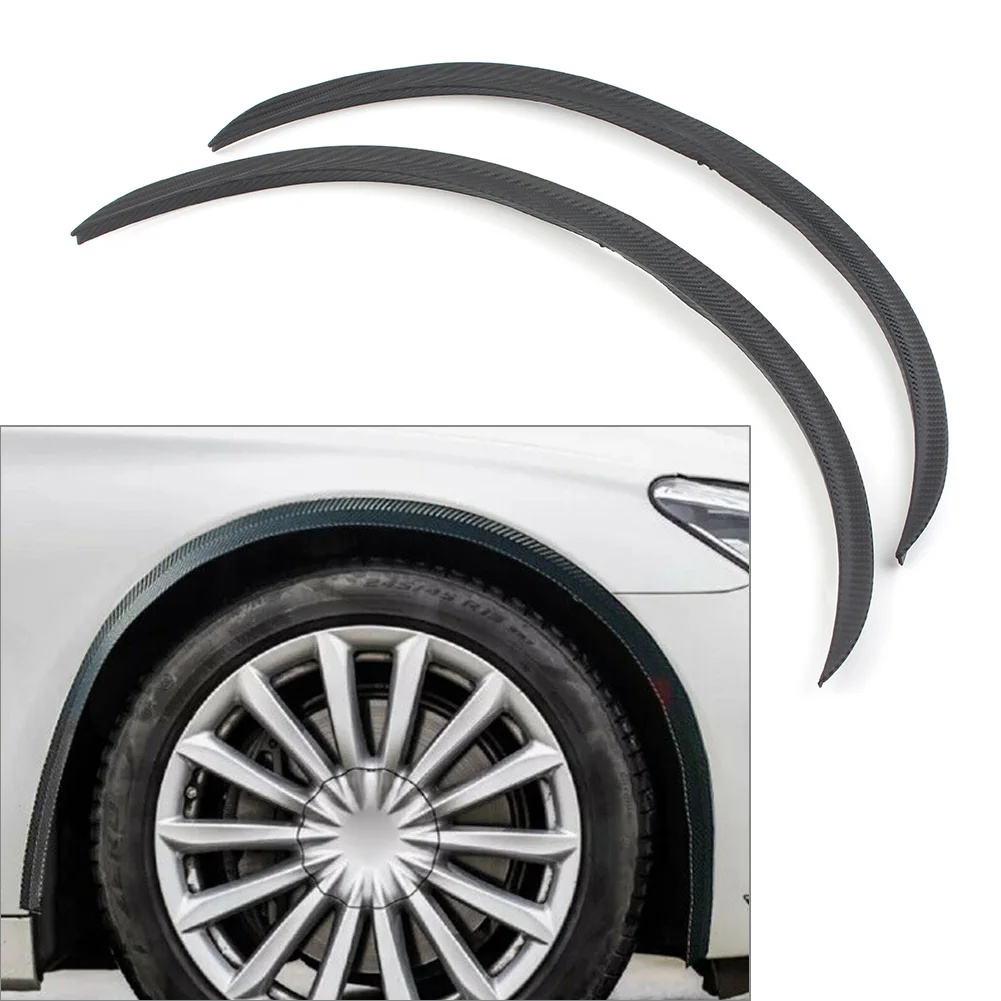 Car Universal Wheel Sopracciglio Archi Labbra Parafango Razzi Protector Trim Cover Styling In Fibra Di Carbonio