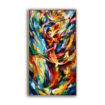 

Oil Painting 100% Hand painted Modern Linen canvas Knife painting colour Colorful scenery Home living room Decor Art 2020091606