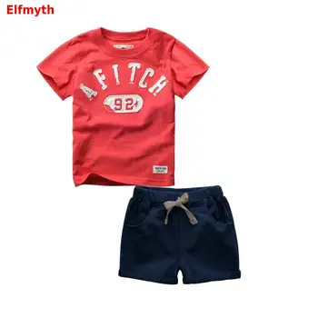 

2019 Children Summer Clothing Sets Kids Boys Clothes Set Baby Boys Cotton T-Shirt+Pants Tracksuits Costumes for kids Boy Roupa