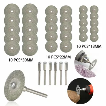 

Off Cutting Wheel Discs Set 30mm/22mm/18mm Diamond Cutting Wheel Saw Cut