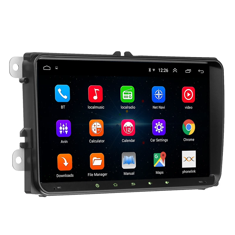 Автомобильный мультимедийный плеер Android радио gps 2 Din стерео для Volkswagen VW POLO Amarok PASSAT B6 Golf Skoda Octavia Seat Leon радио