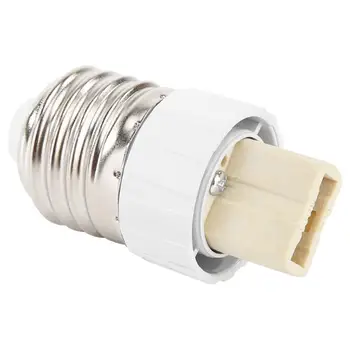

Rotary E27 to G9 Lamp Holder Adjustable for LED Light Bulb Socket Base Adapter Durable Household Lighting Accessories
