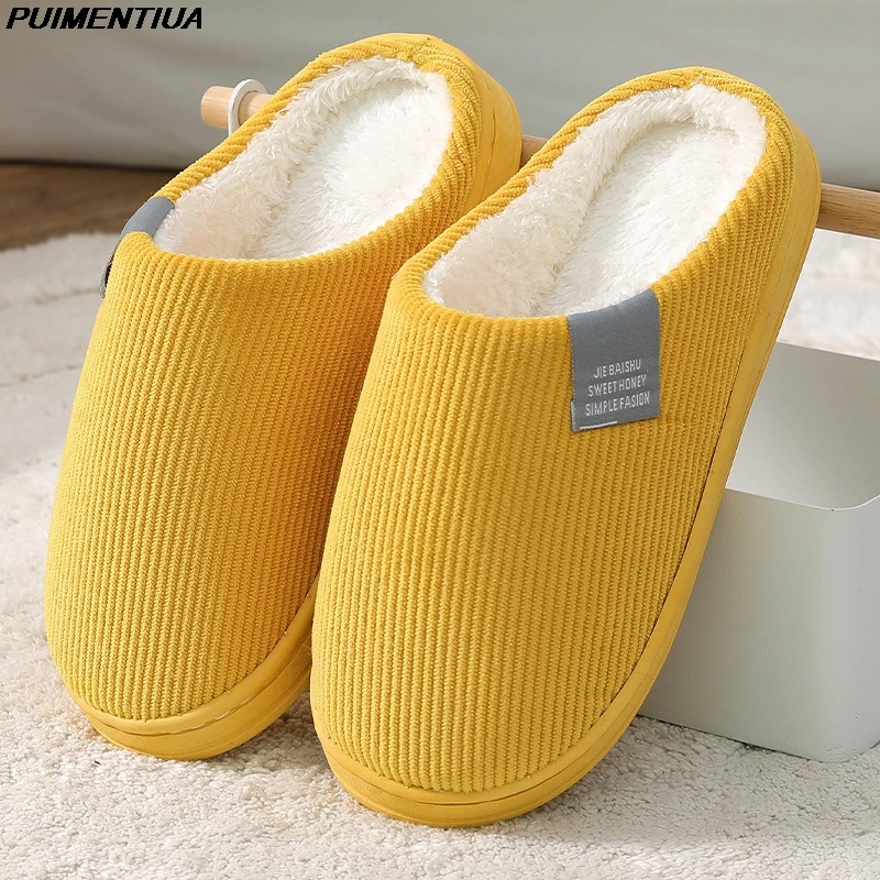 Zapatillas de casa con dibujos de gato para mujer, zapatos antideslizantes suaves y cálidos para invierno, para interior, dormitorio, parejas