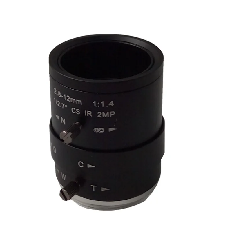 HD 2mp 2.8 12mm cctv lens CS Mount Manual Focal IR 1/2.7" 11.4 for