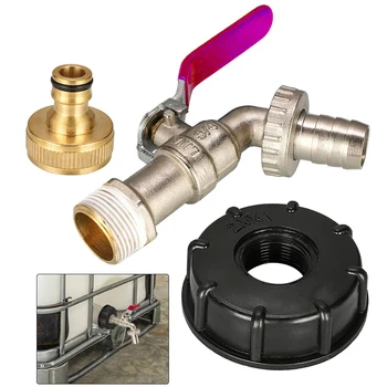 

Accessory Adapter Elements Replace IBC Drain Ball Valve For 1000 Liter
