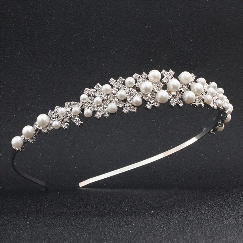 Efily Wedding Tiaras and Crowns Crystal Luxury Jewelry Rhinestone Headbands for Women Bridal Hair Accessories Hair Band Gift hair accessory jewelry accessories hair headdress bridal headwear hair band crown