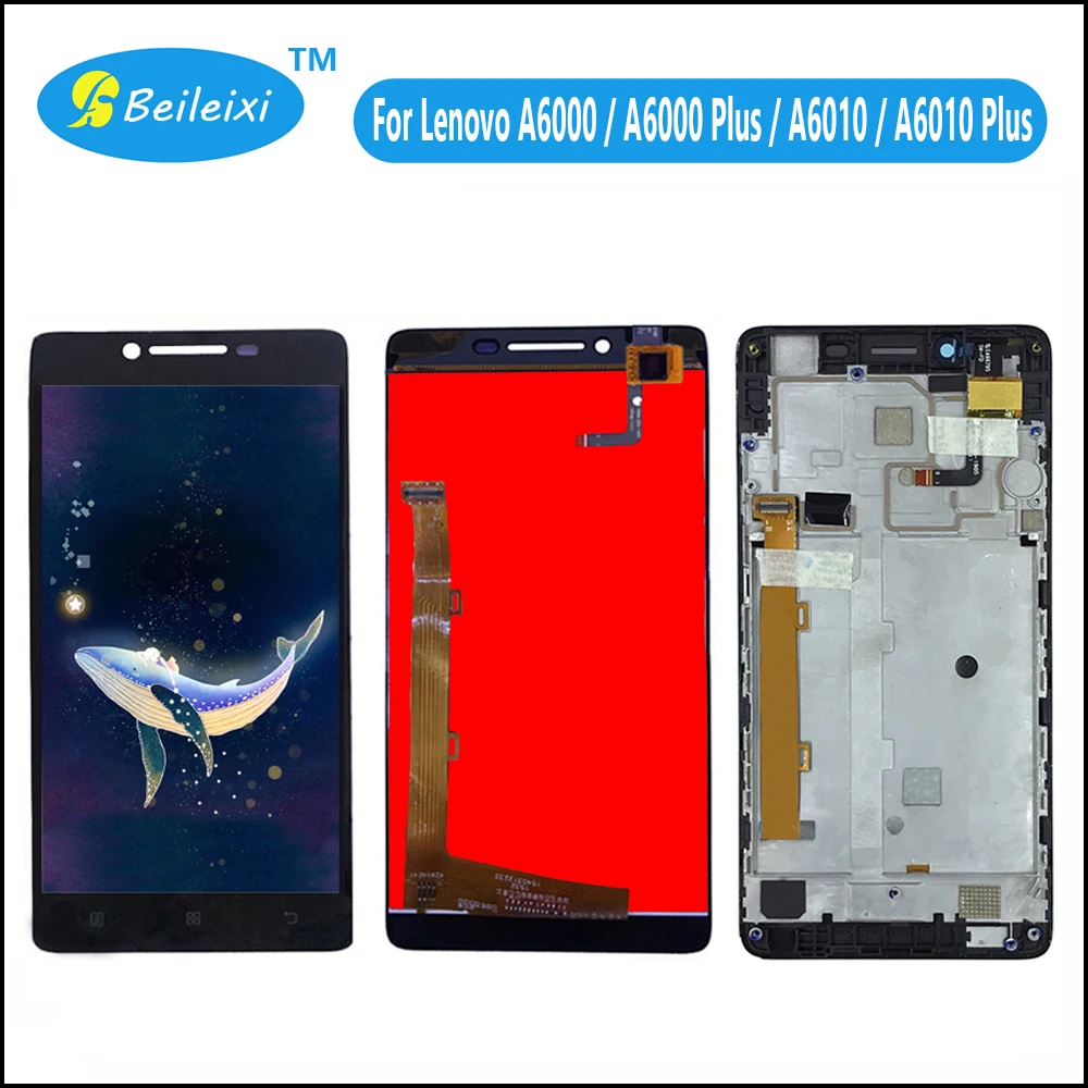 Для Lenovo A6000/A6000 Plus K3 K30-T K30-W ЖК-дисплей кодирующий преобразователь сенсорного