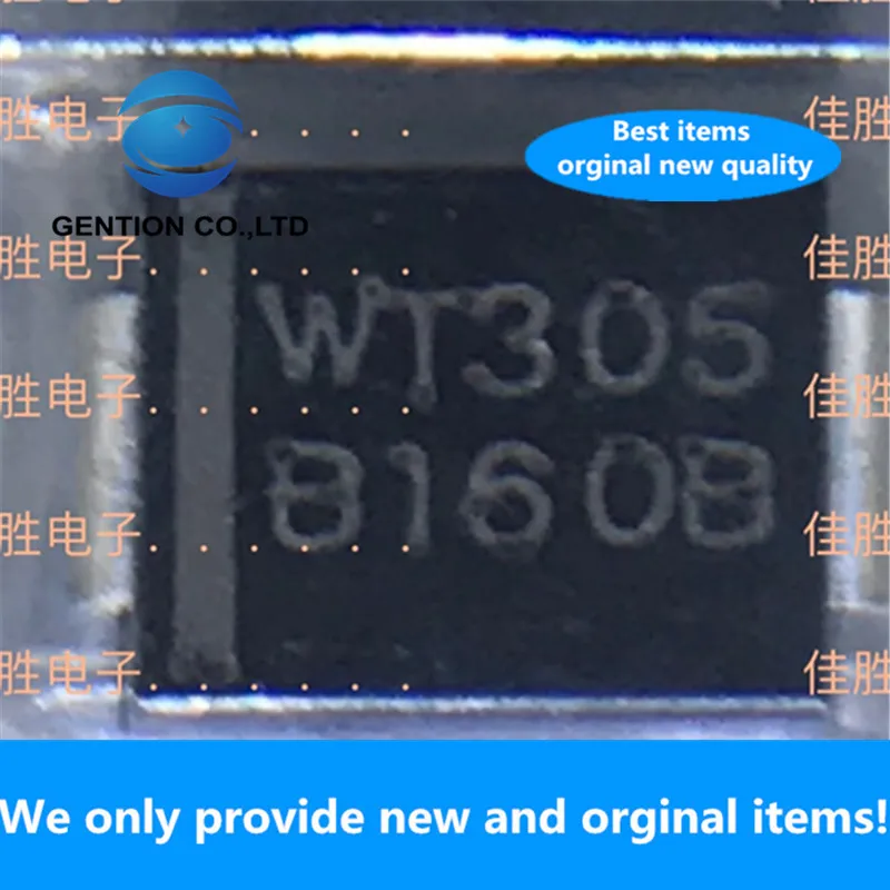 

50PCS 100% New original B160B 1A60V low voltage drop Schottky DO214AA