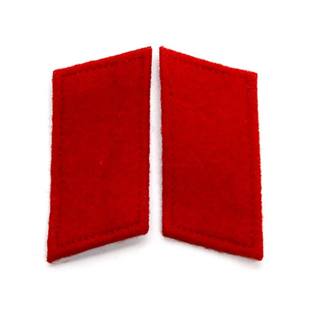 

CHINA 65 RED COLLAR TABS RED GUAED UNIFORM COSTUME COLLAR BADGE