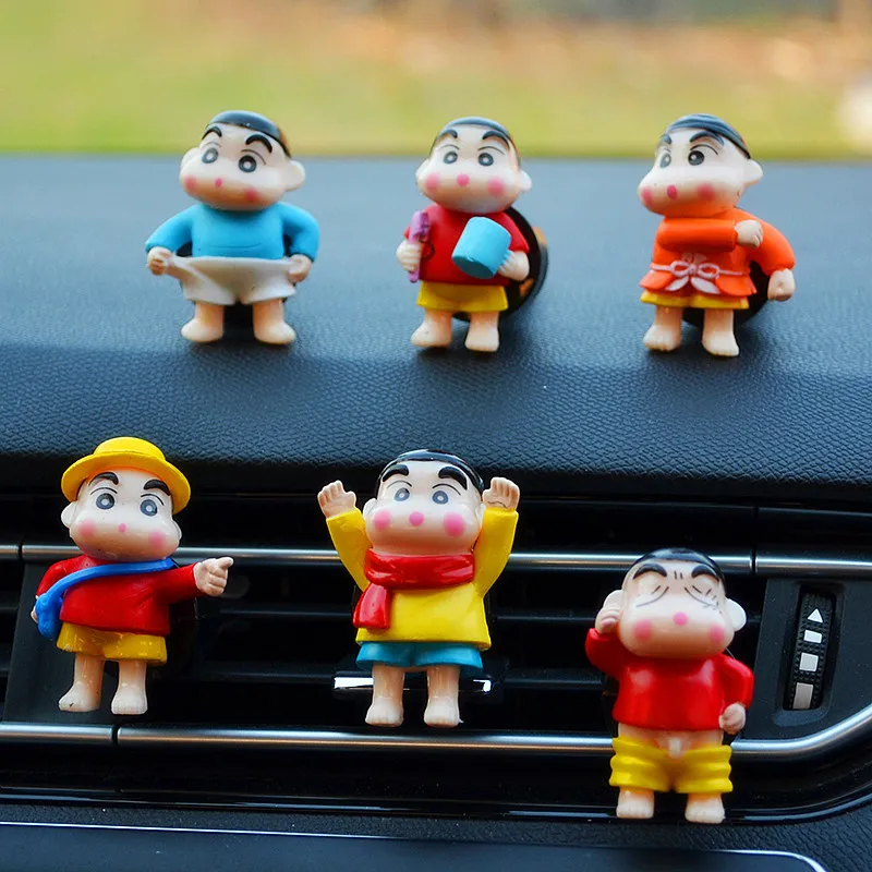 1 шт., освежитель воздуха для автомобиля с рисунком "Crayon Shinchan", освежитель воздуха с ароматом, кроме запаха, автомобильные аксессуары