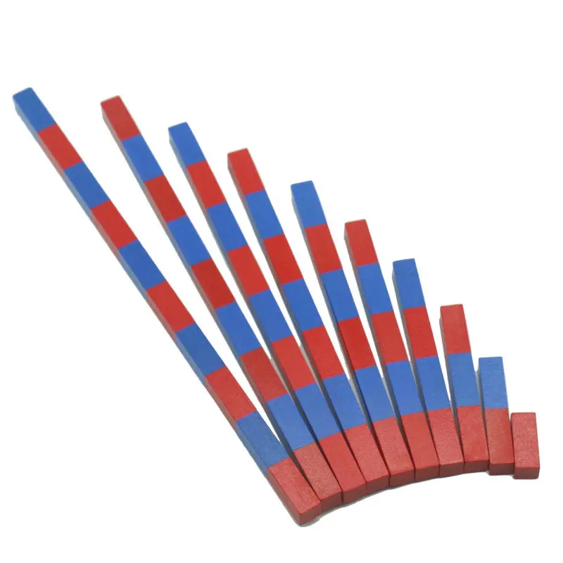 

Montessori Teaching Aids Mathematics Teaching Aids Wood Children'S Educational Counting Sticks Early Education Toy Montessori Re