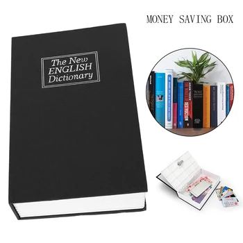 

Creative Money Box Medium Home Security Dictionary Key Book Safe/Lock Box/Storage/Piggy Bank Home Accessories for Children Kids