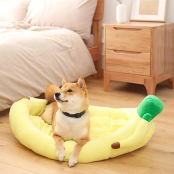 

Banana Shape Pet Mat Dog Bed House for Medium Dogs Cats Blanket Sofa Puppy Dog House MARU Kennel Pet Basket Beds Pet Supplies