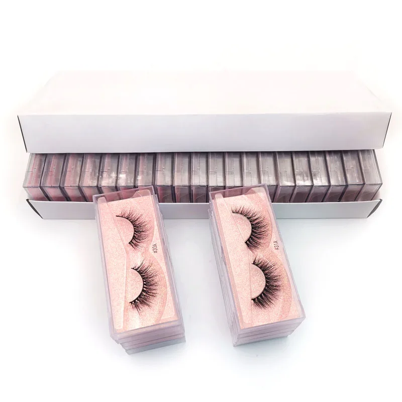 

20 Pairs Wholesale Eyelashes Wispy False Eyelashes MakeupTools Extension Fake Eyelashes Natural Long Volume Lashes