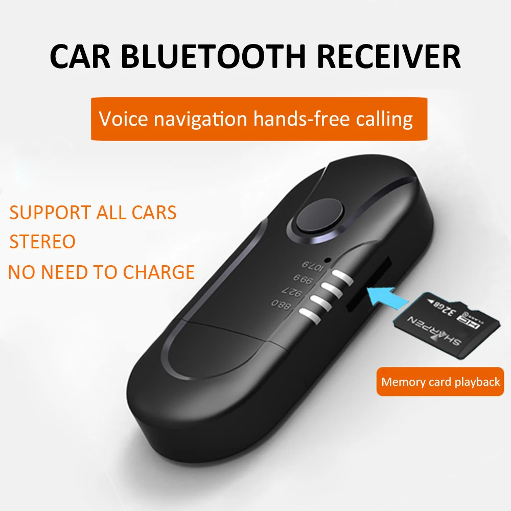 BT-08 MP3 плеер Bluetooth Авто Мини Радио беспроводной громкой связи приемник USB портативный fm-передатчик аксессуары