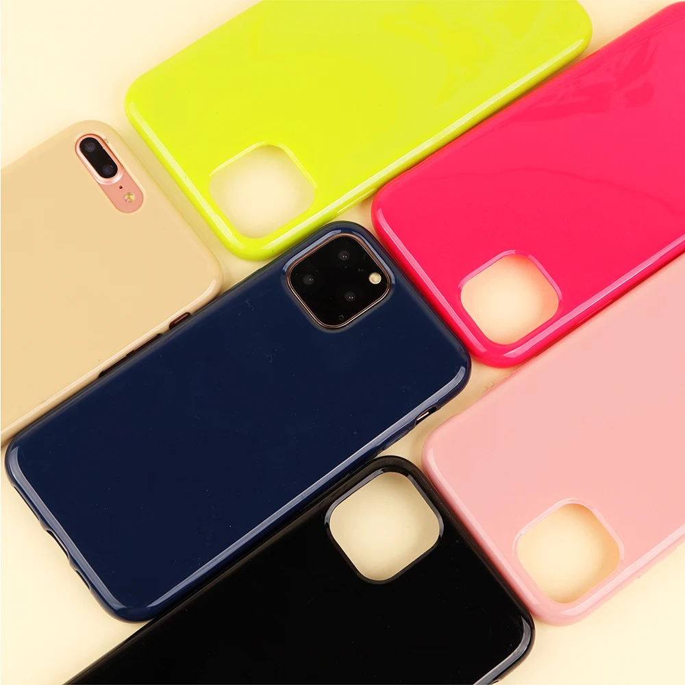 Силиконовый чехол для iPhone 11 pro 5 8 &quotдюймовые Слоты TPU насыщенных цветов