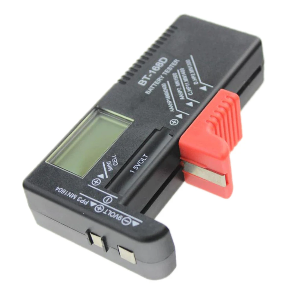 Button Cell Battery Universal Volt Checker Tester Tool AA AAA C/D 9V 1.5V