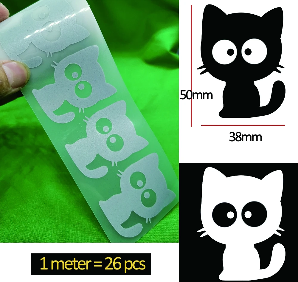Silver Reflective Tape Heat-transfer Vinyl Iron On Sticker Film DIY Silver Fabric For Clothing 50mm x 1meter craft vinyl film,craft vinyl sticker,reflective tape sticker
