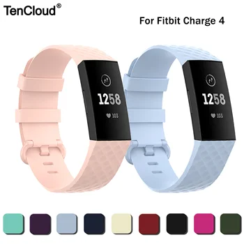 

Tencloud Replacement Strap For Fitbit Charge 4 Band For Charge 3/3 Se Smart Watch Accessories Durable Sport Bracelet Ladies Belt
