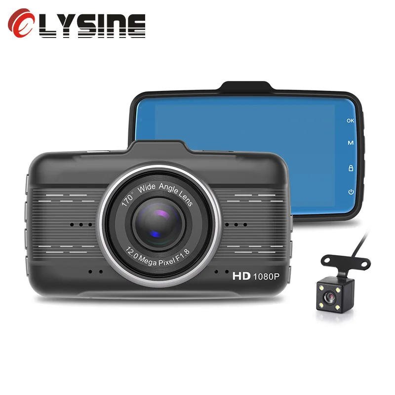 Olysine D56 3 &quotIPS Full HD 1080P камера видеорегистратор для автомобиля Автомобильный
