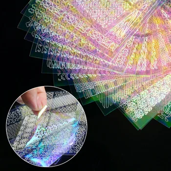 

AB Color Christmas Unicorn Hollow Nail Vinyls Set Adhesive Sticker Manicure 3D Nail Art Stickers 24 Sheets Random Pattern