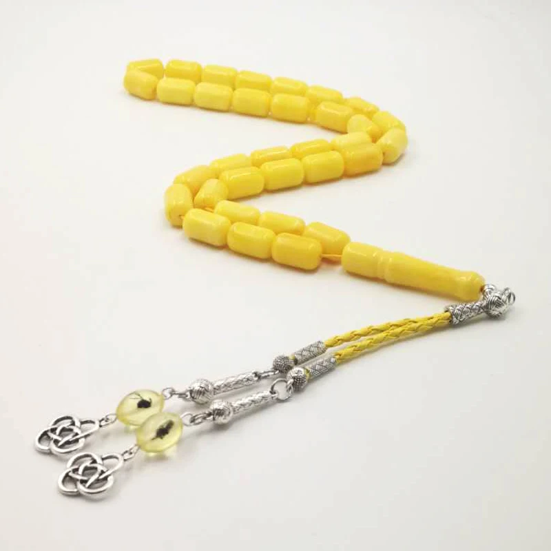 Смола tasbih 33 бусины Подарок для Eid al-Adha Металл Трабзон и насекомых смолы кисточкой настоящие животные муравьи браслет Misbaha