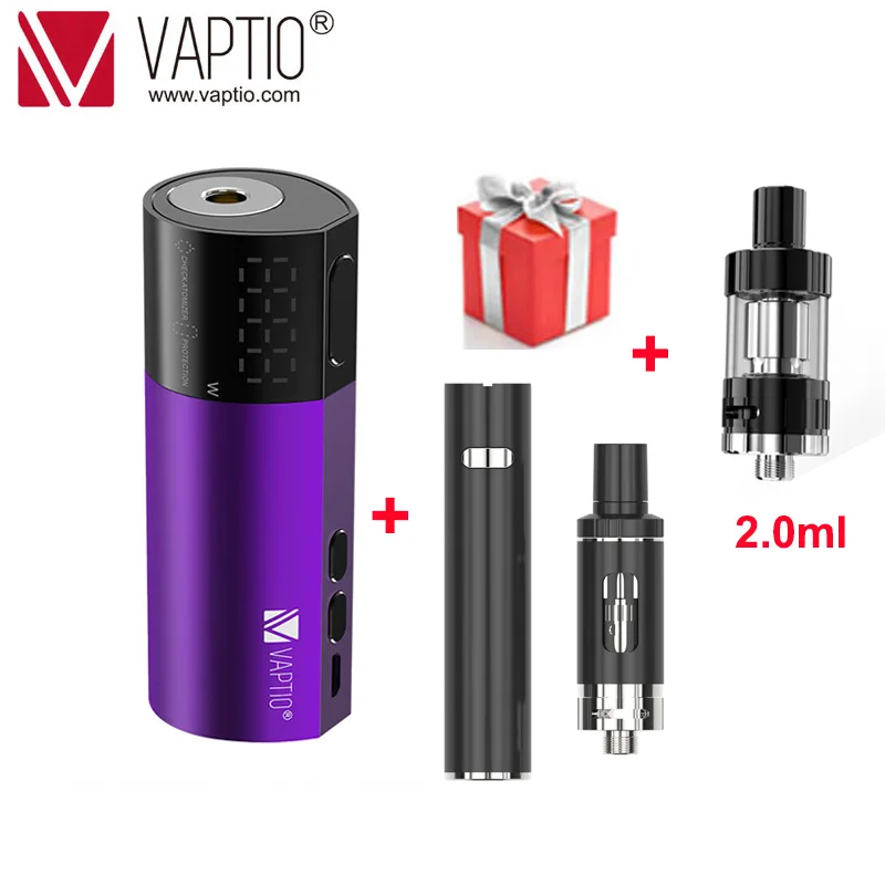 

Gift Vape mod 100W Electronic Cigarette Vaptio VEX Box MOD vape battery 510 thread atomizer fit 18650 battery  21700