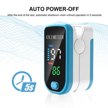 

HOT! Blood Oxygen Monitor Finger Pulse Oximeter Oxygen Saturation Monitor Fast Shipping within 24hours (without Battery)