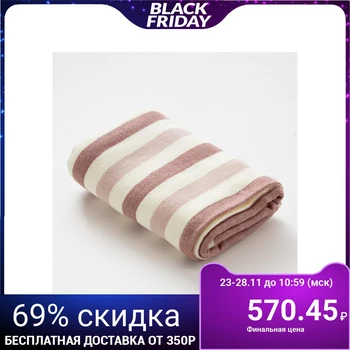 

Double-sided towel "Ethel" Violet stripe 70x140 cm, 380 g / m2, 100% cotton 3539358