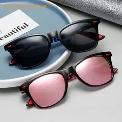 Классические ретро поляризованные солнцезащитные очки с заклепками для мужчин и женщин, фирменный дизайн, модные квадратные