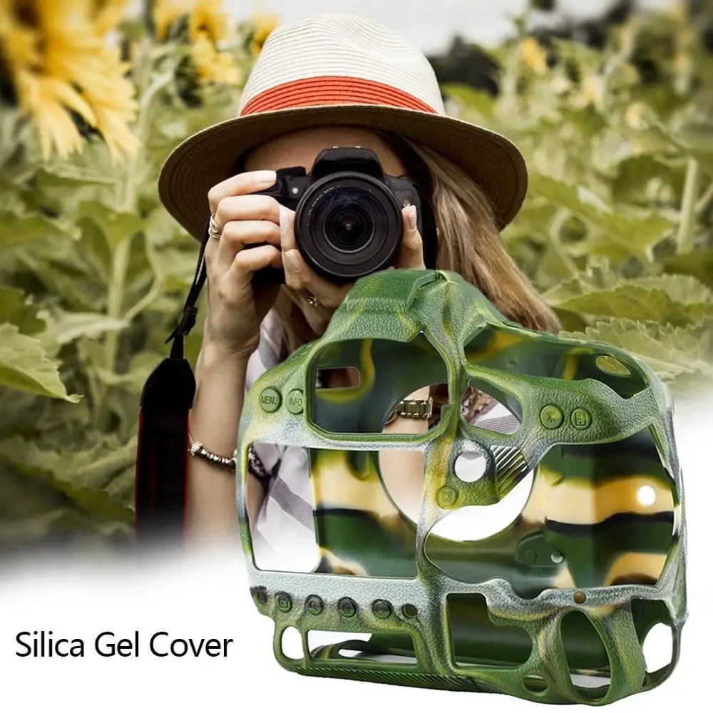 

Camera case non-slip wear-resistant comfortable portable durable For Canon 1DX/1DX II Silicone Case