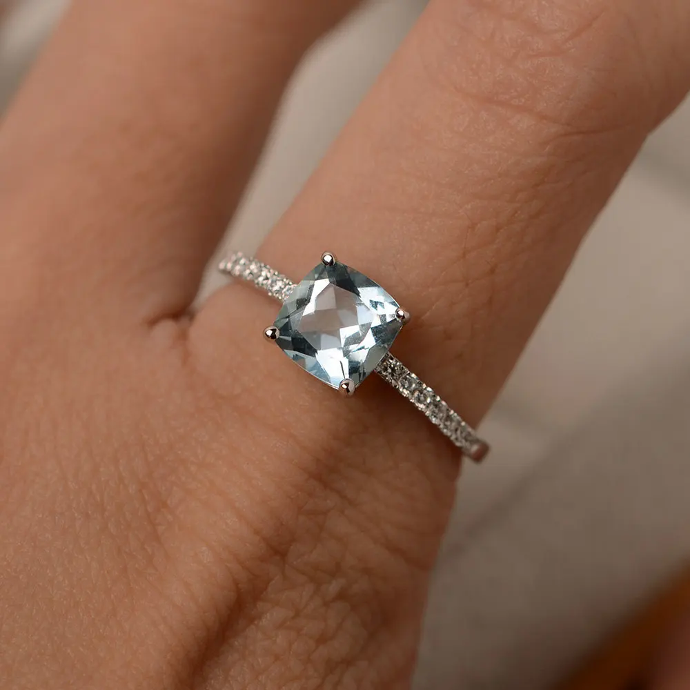 Натуральные изумрудные кольца для женщин серебро 925 ювелирные изделия Свадебное обручальное кольцо вечерние драгоценные камни ювелирные